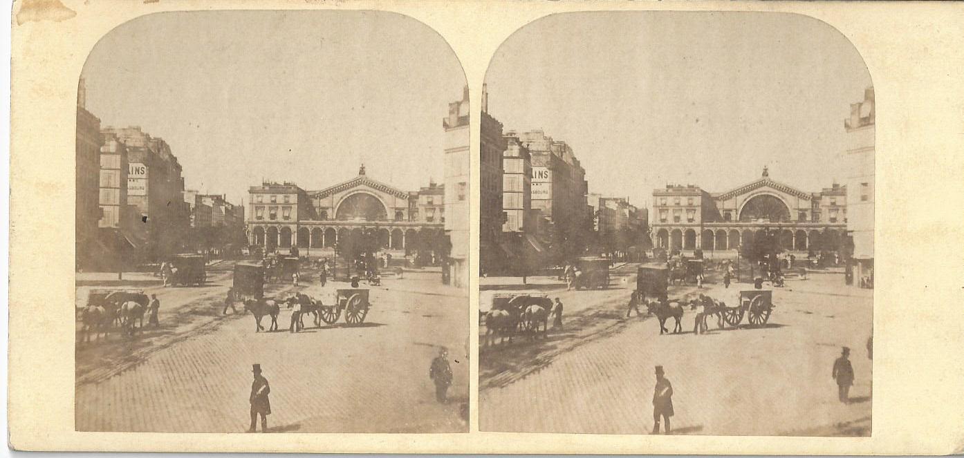 Tres Ancienne Carte Postale Paris Gare De L Est