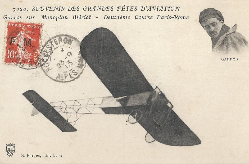 Angers - Grand Meeting d'Aviation - Balsan sur Monoplan Blériot