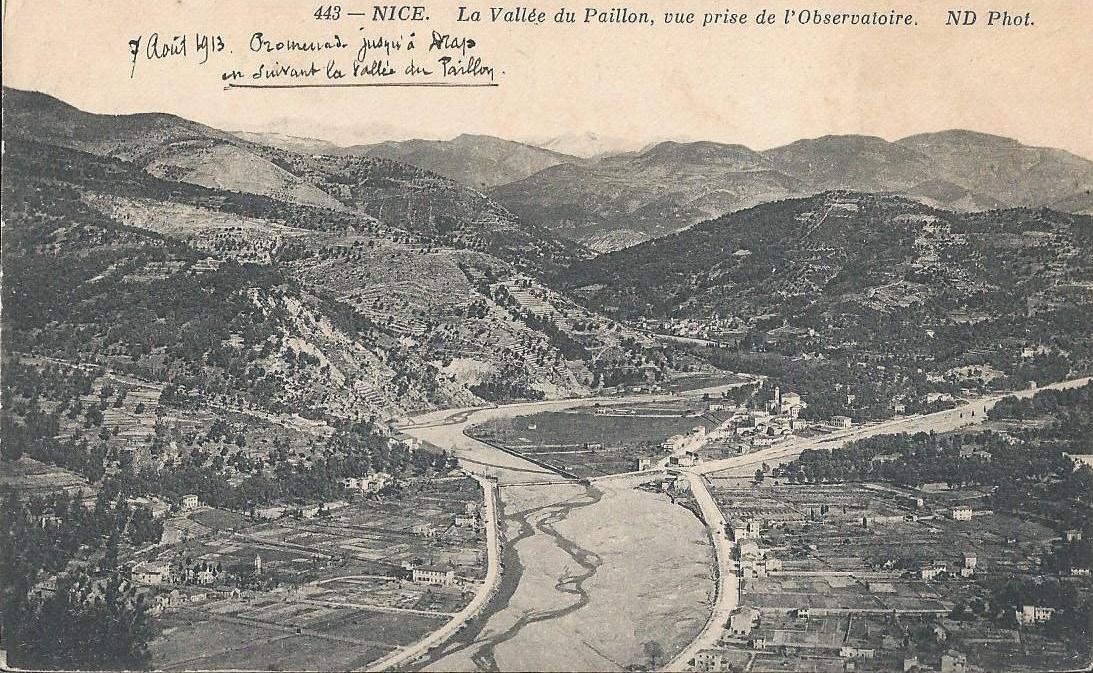 Tirage Albumine Original Nice – Vue Du Paillon, Carte De Visite C.1875